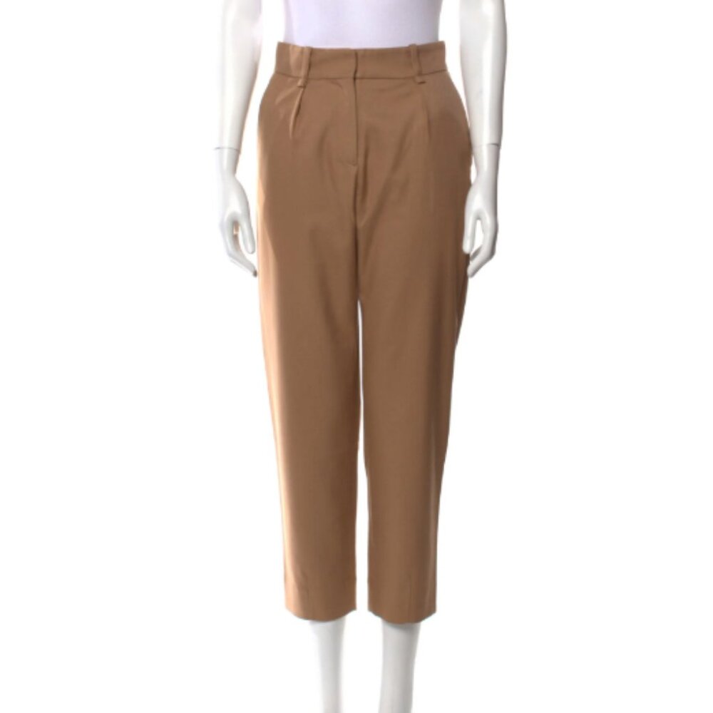 EUC Maje Brown Straight Leg Pants with High Rise | Size XS US 2